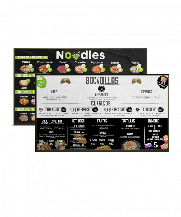 MENU BOARD